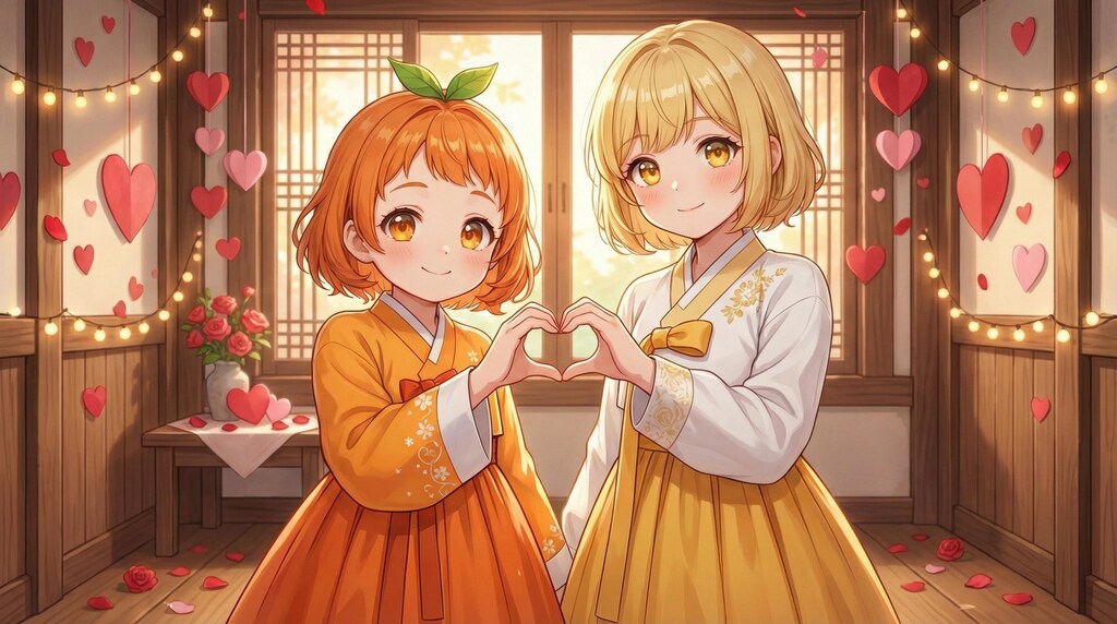 韓服マル