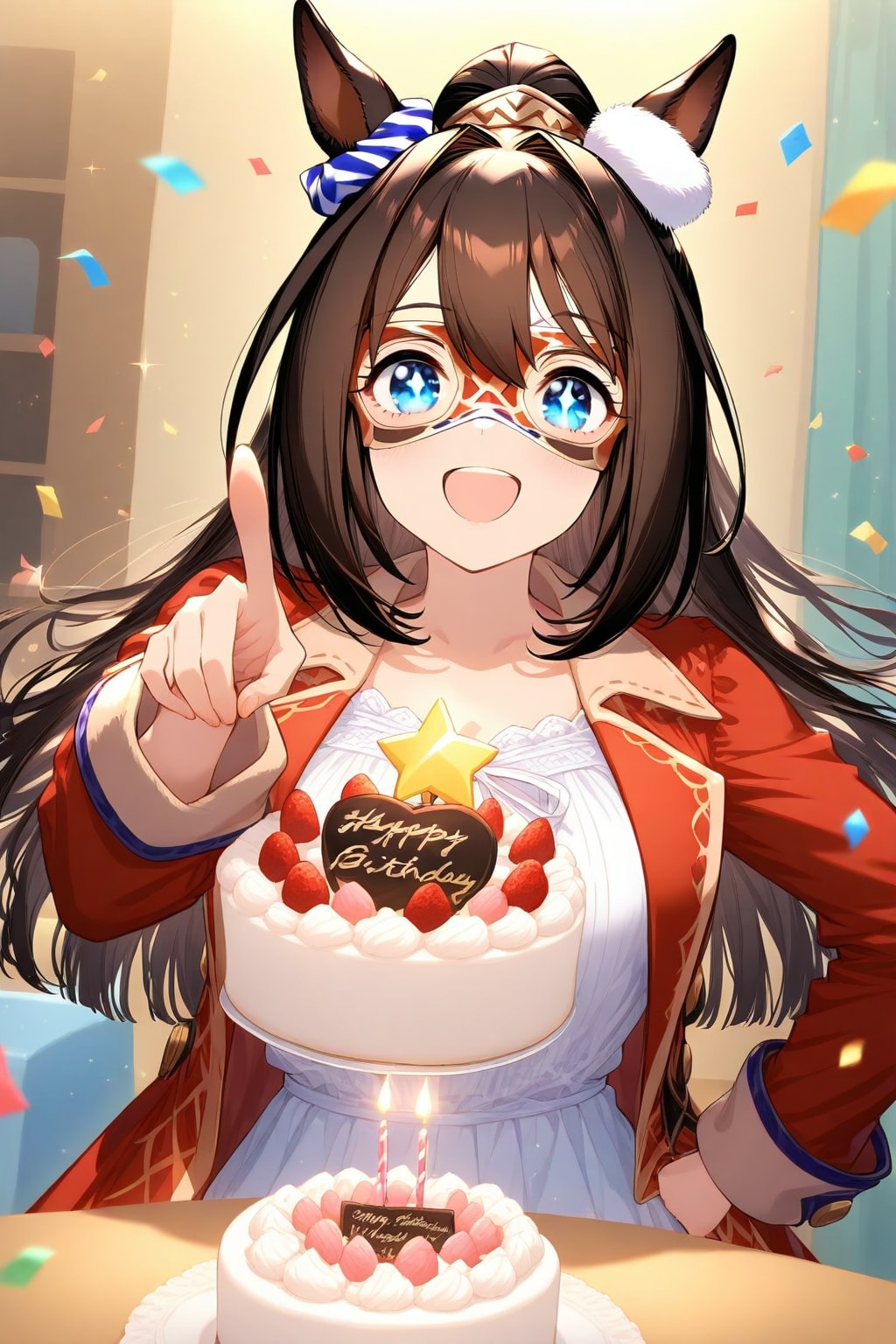 お誕生日のエルコンドルパサー🎂