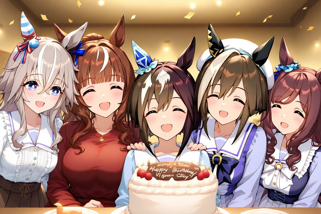 お誕生日のエルコンドルパサー🎂