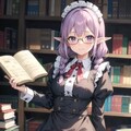 エルフちゃんメイドは適度にサボりながら書庫の整理 3枚目