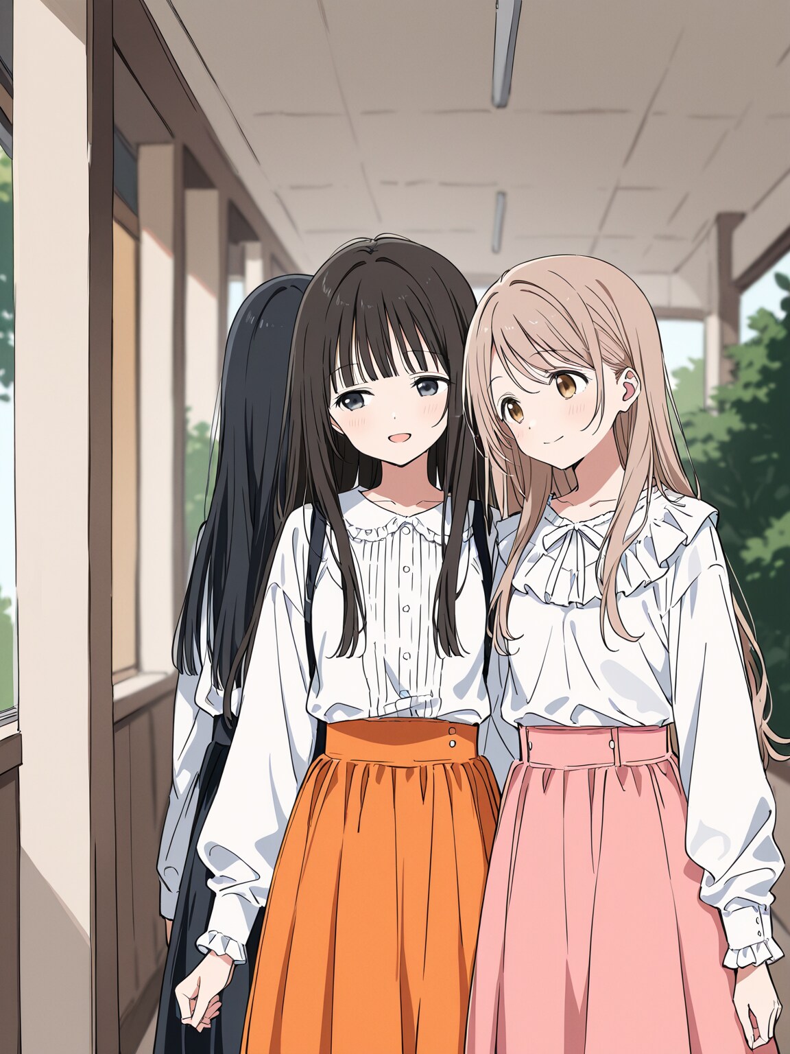 真由と恵の日常スナップ | の人気AIイラスト・グラビア