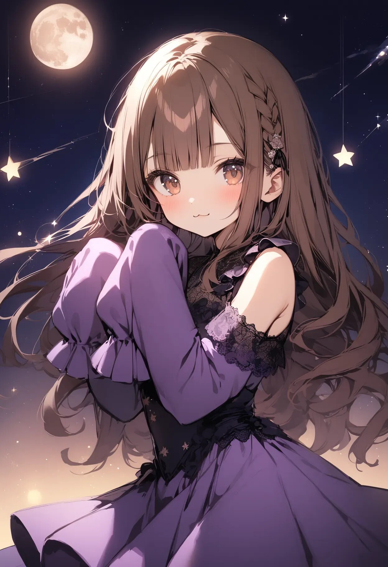 夜とフリフリ
