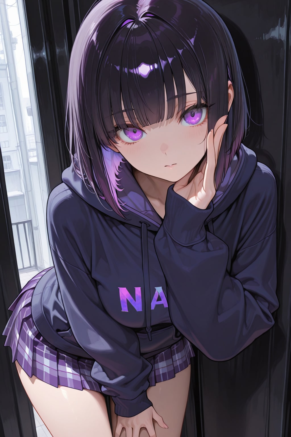 紫色が似合う女の子39