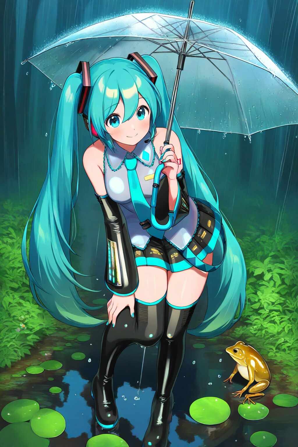 雨の日の出会い