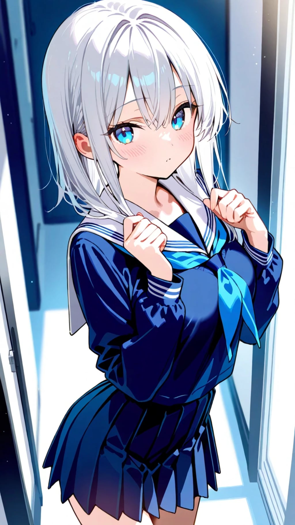 白髪キャラ