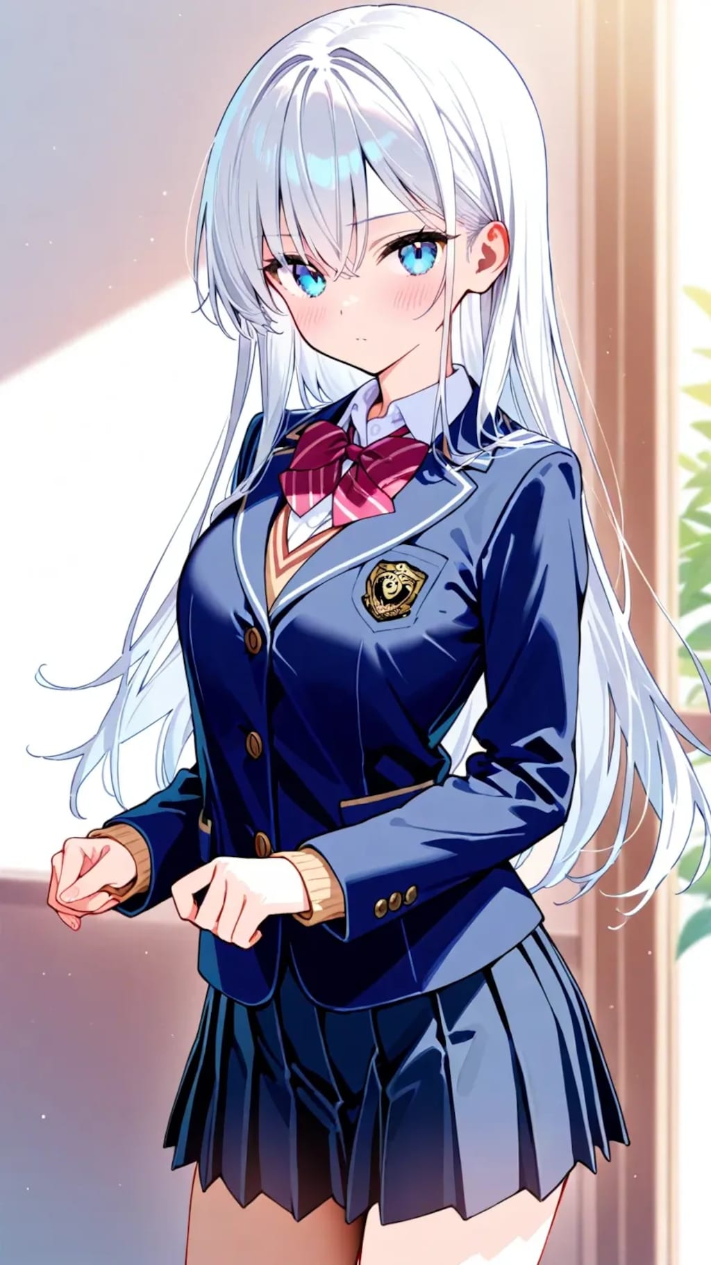 白髪キャラ