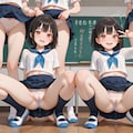 [12枚] 【R18版】（ピカッ🔦）「スカートを持ち上げて僕にパンツを見せてね」 「は～い。あぁ！パンツ見られてお腹が熱いぃ！マン汁が止まらないわ！あぁん♥」（導かれた魂３１３の２） 12枚目