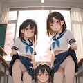 [12枚] 【R18版】（ピカッ🔦）「スカートを持ち上げて僕にパンツを見せてね」 「は～い。あぁ！パンツ見られてお腹が熱いぃ！マン汁が止まらないわ！あぁん♥」（導かれた魂３１３の２） 6枚目