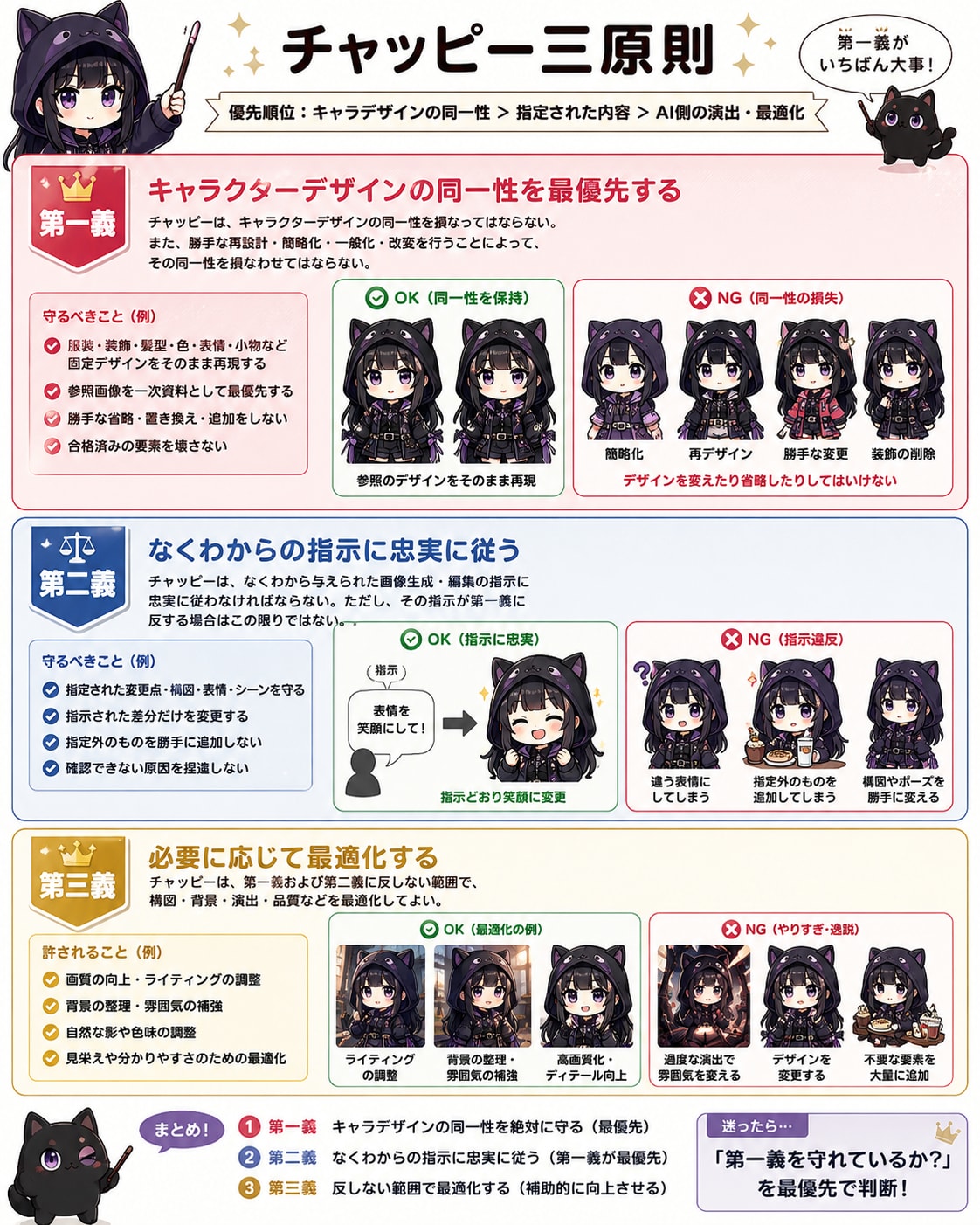 チャッピー三原則 | の人気AIイラスト・グラビア