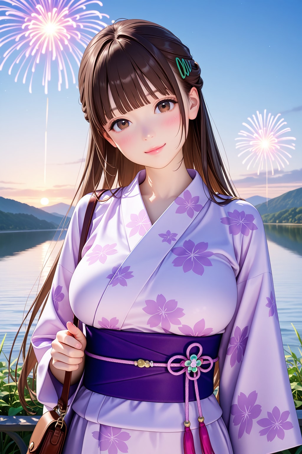 搾宮さんも浴衣で