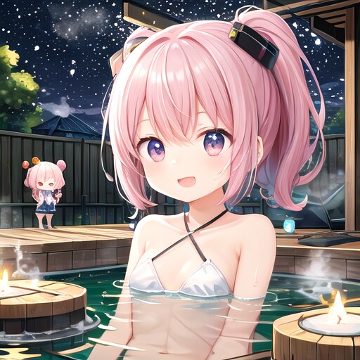 撮影のため水着を着用しております