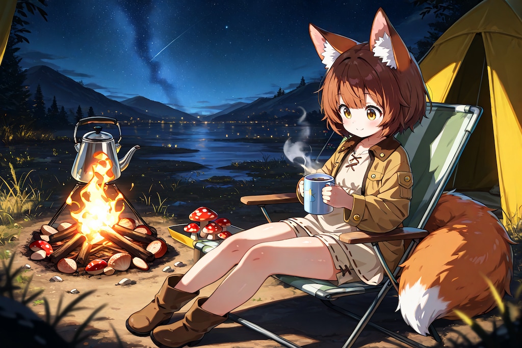 冒険のあとは一休み