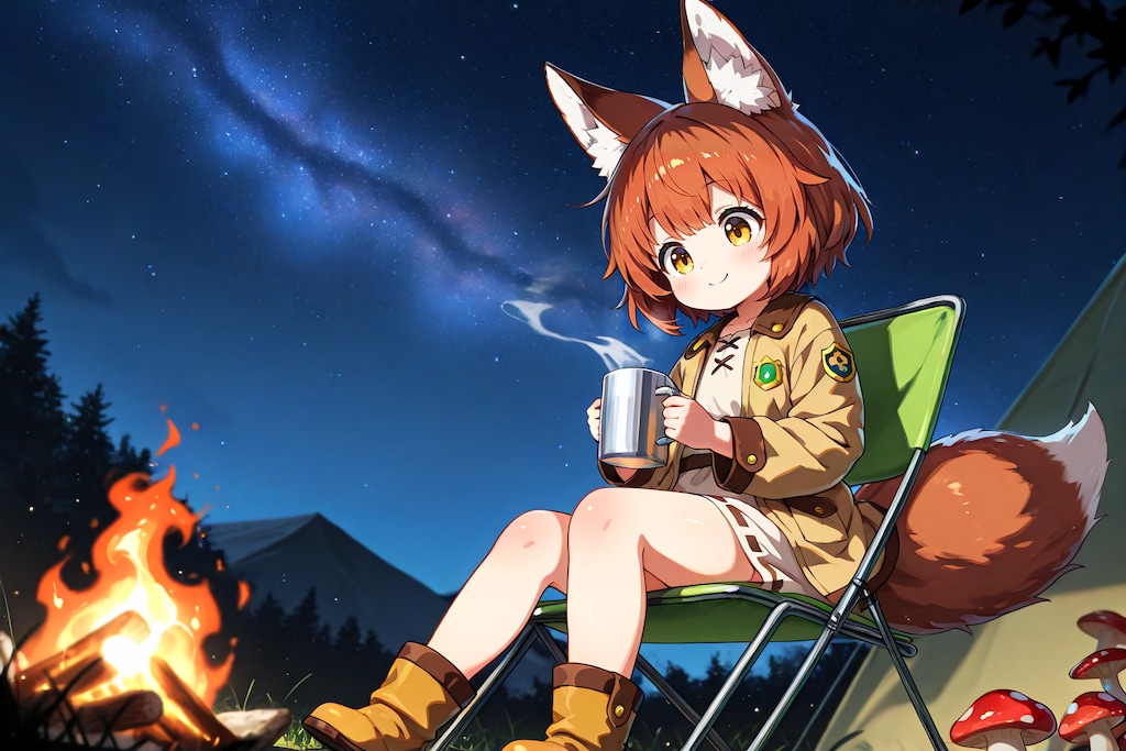 冒険のあとは一休み