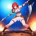 女戦士さん 3枚目