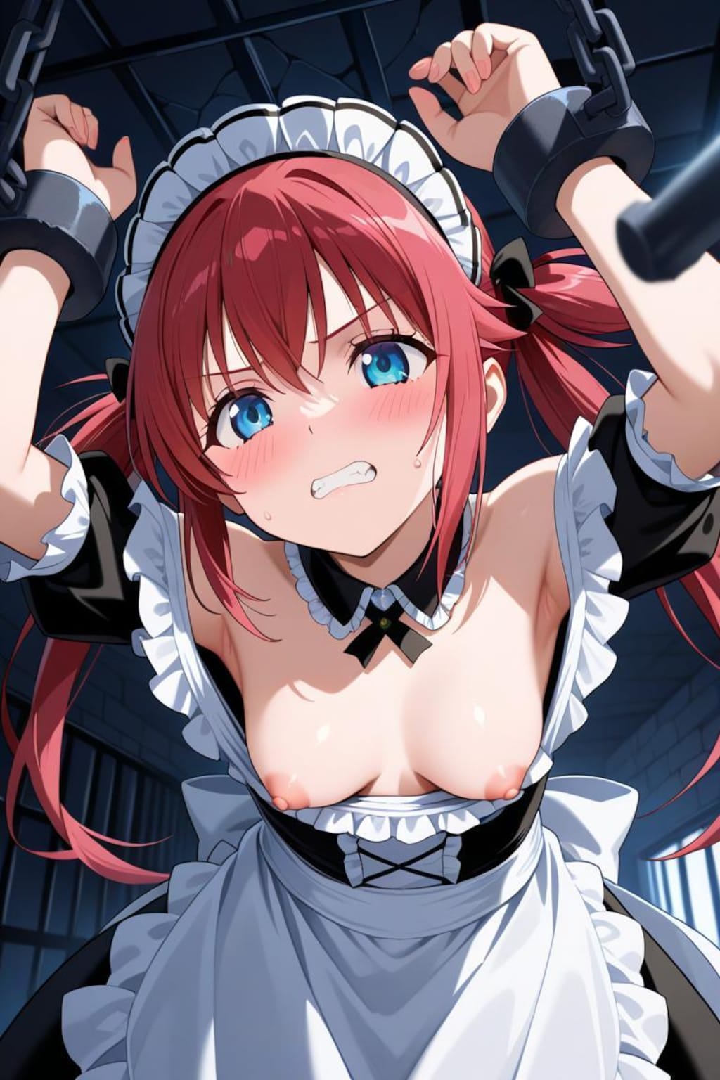 拘束されたアイリ