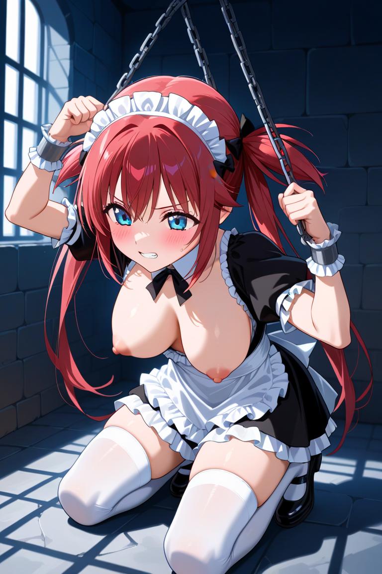 拘束されたアイリ