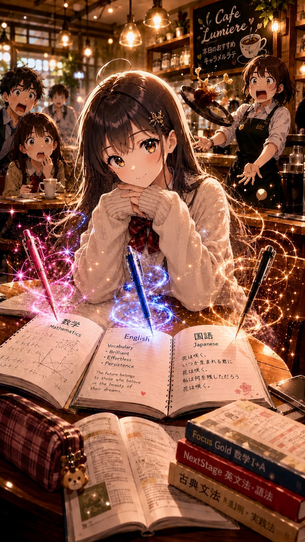 効率良く勉強を教えてくれる魔法少女