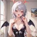 黒舘ハルナ　ラバースーツ　立ち姿 4枚目