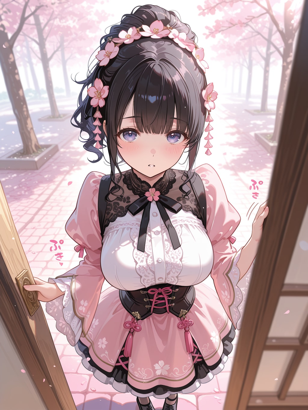 はぁ♡ ぷるきゅん♡ 春のゴスロリメイド