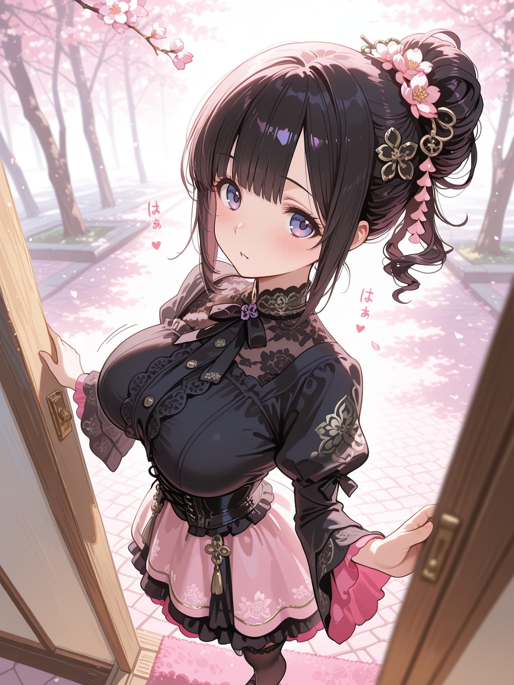 はぁ♡ ぷるきゅん♡ 春のゴスロリメイド