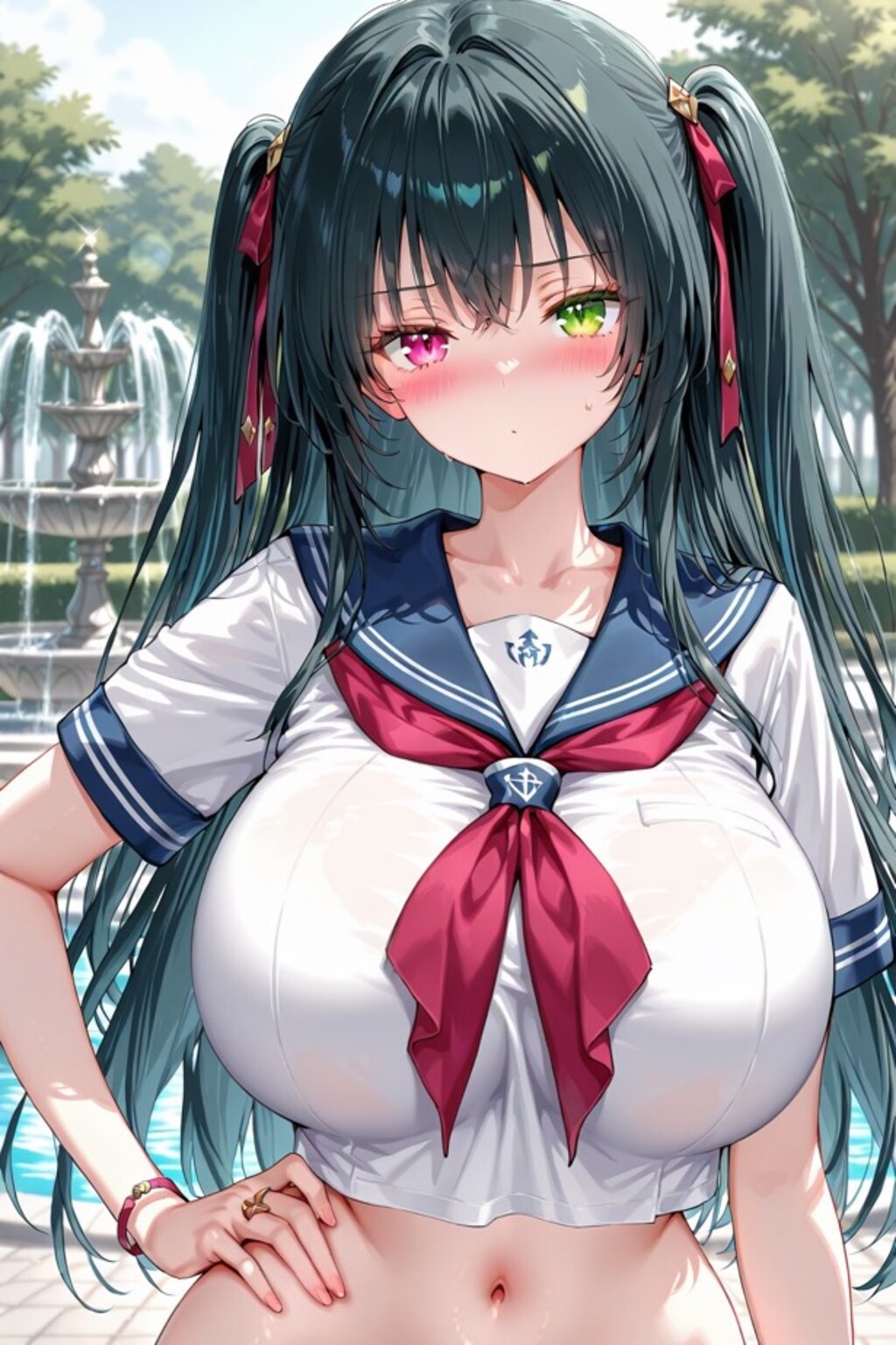 唯香と制服デート