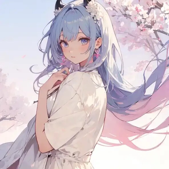 小悪魔と桜