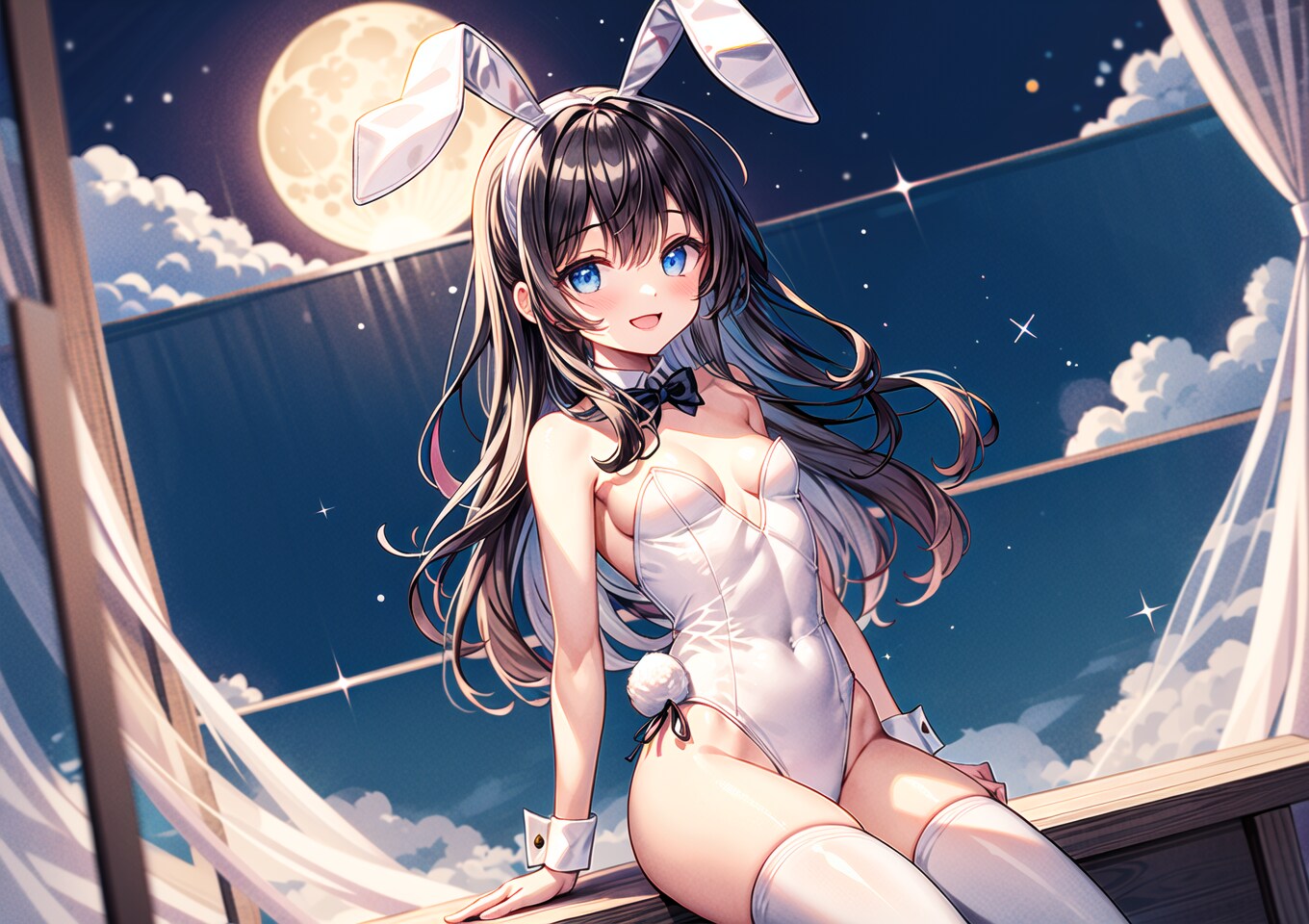 黒髪お嬢様・玉兎