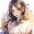 A Japanese fantasy-style illustration of an elegant adult female character 6枚目