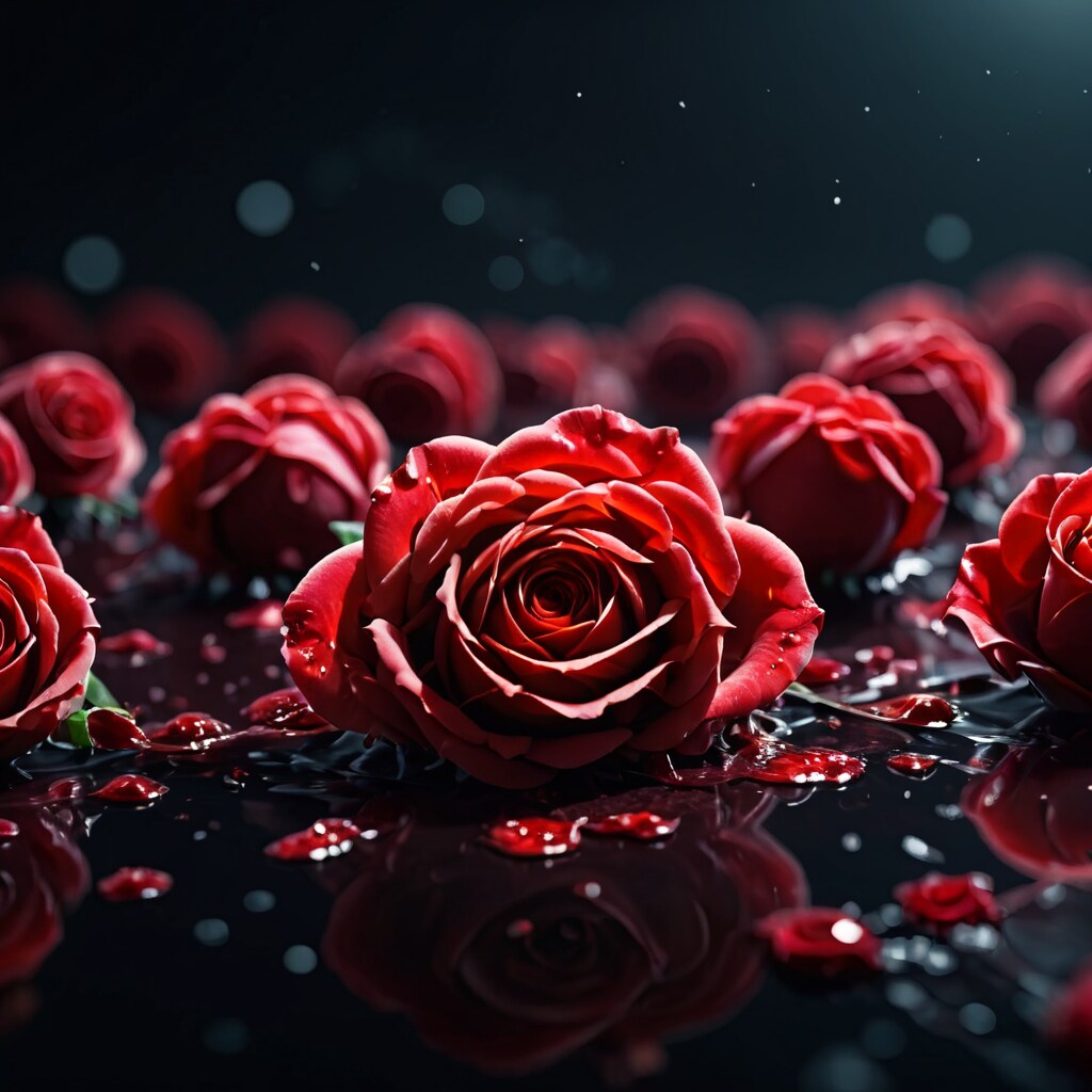薔薇は薔薇は美しく散る