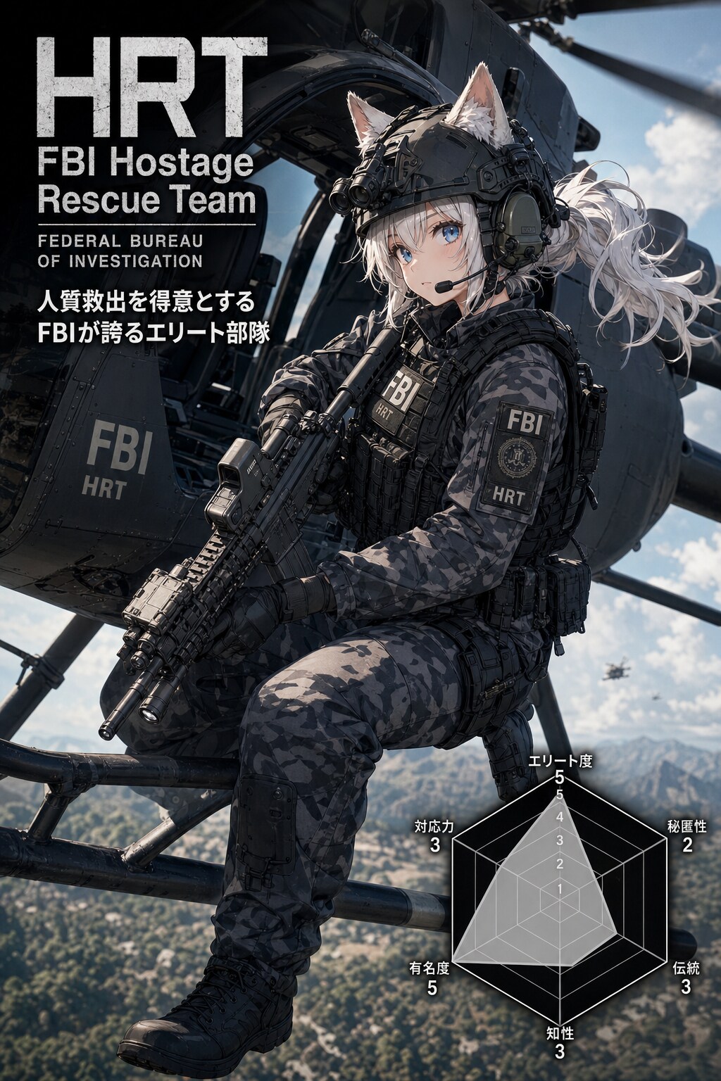 アメリカ連邦捜査局人質救出チーム「HRT」🐺💥💥💥