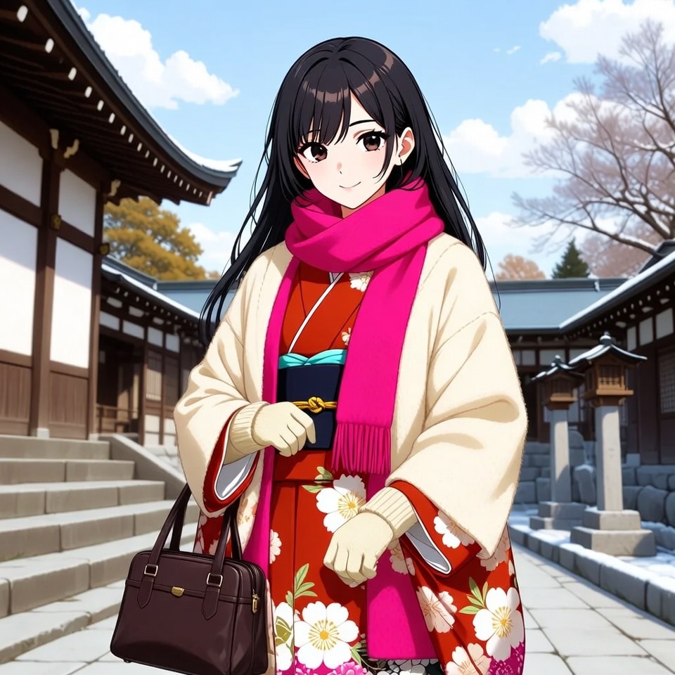 晴れ着女子 | の人気AIイラスト・グラビア