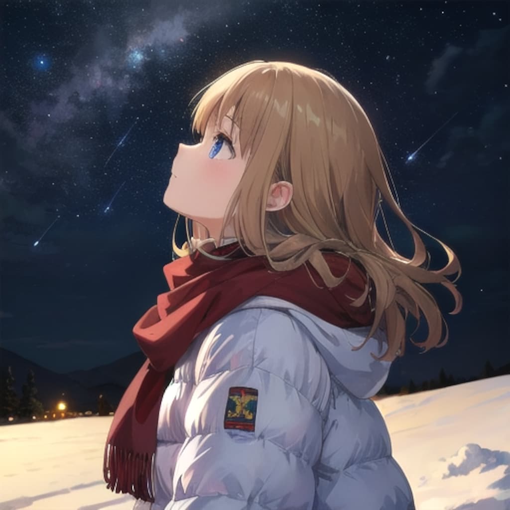 星を見る