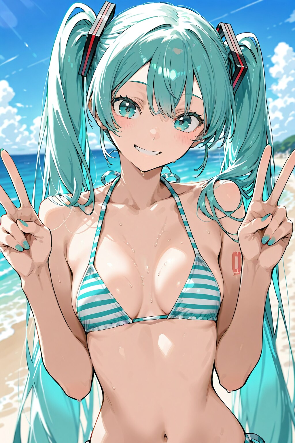 ミク水着