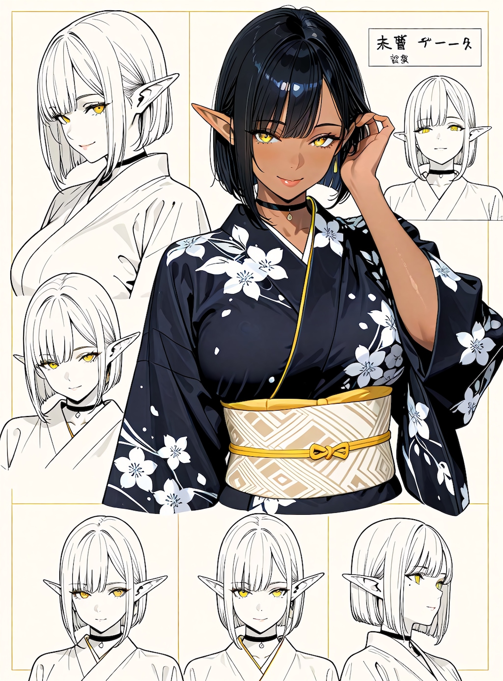 アズサ キャラシート（浴衣）