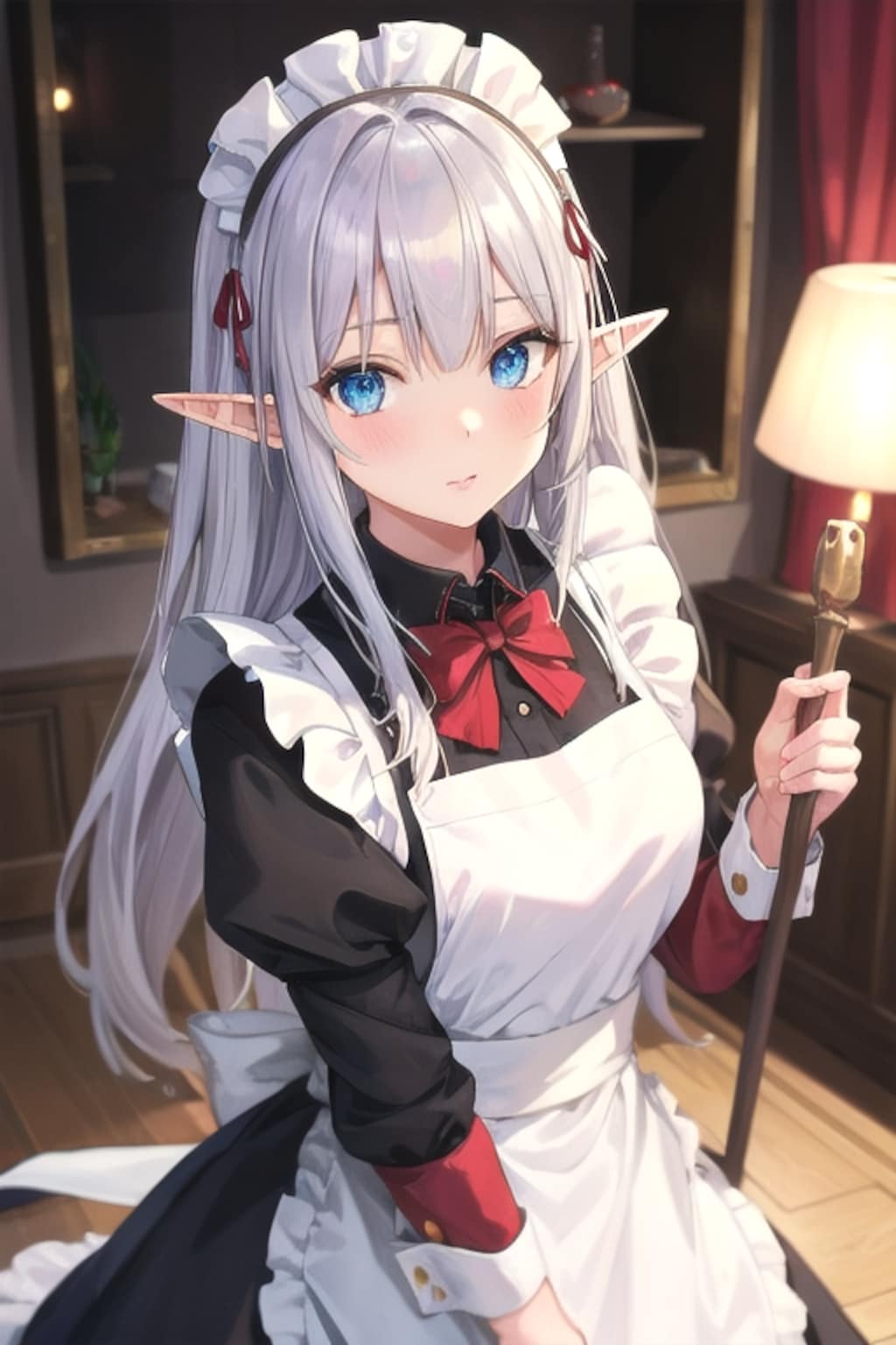 エルフのメイドさん