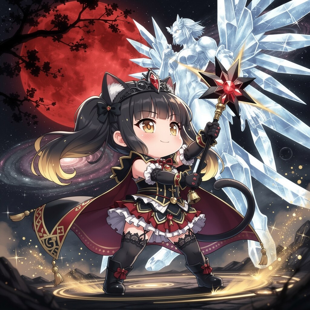 黒ツイにゃん。