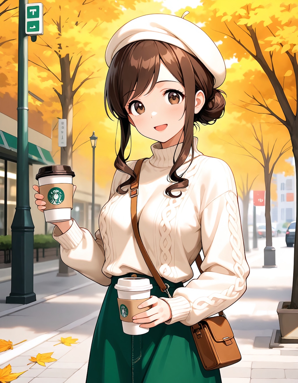 はい、コーヒー