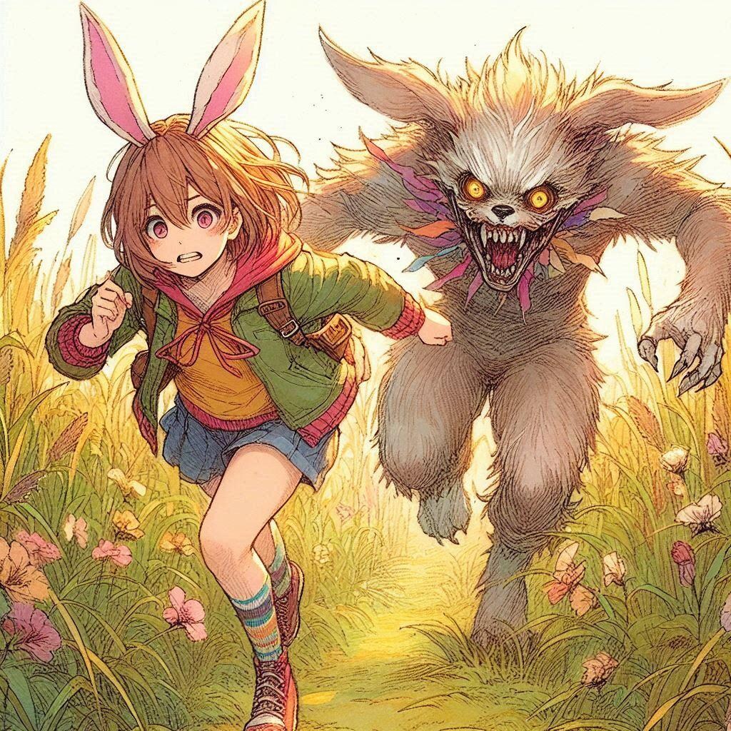 うさぎさん、危機一髪