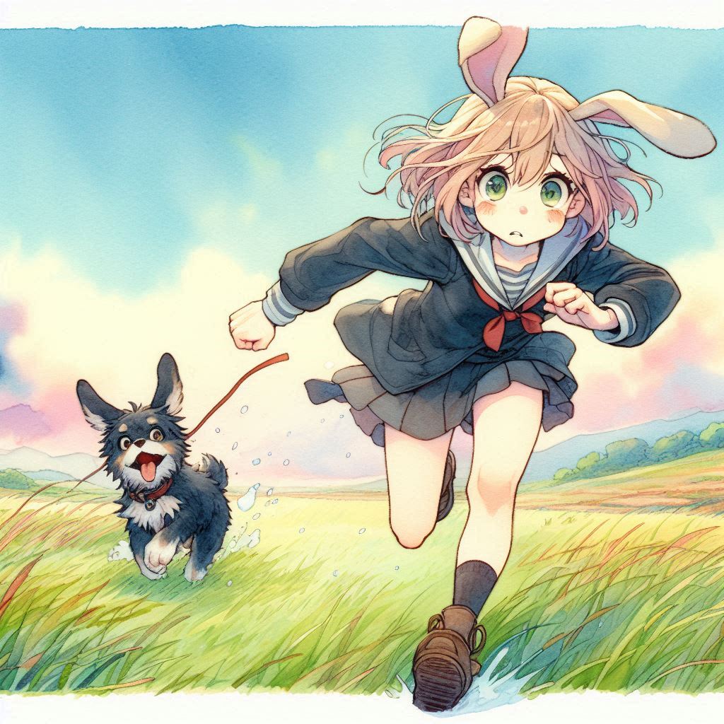 うさぎさん、危機一髪 | の人気AIイラスト・グラビア