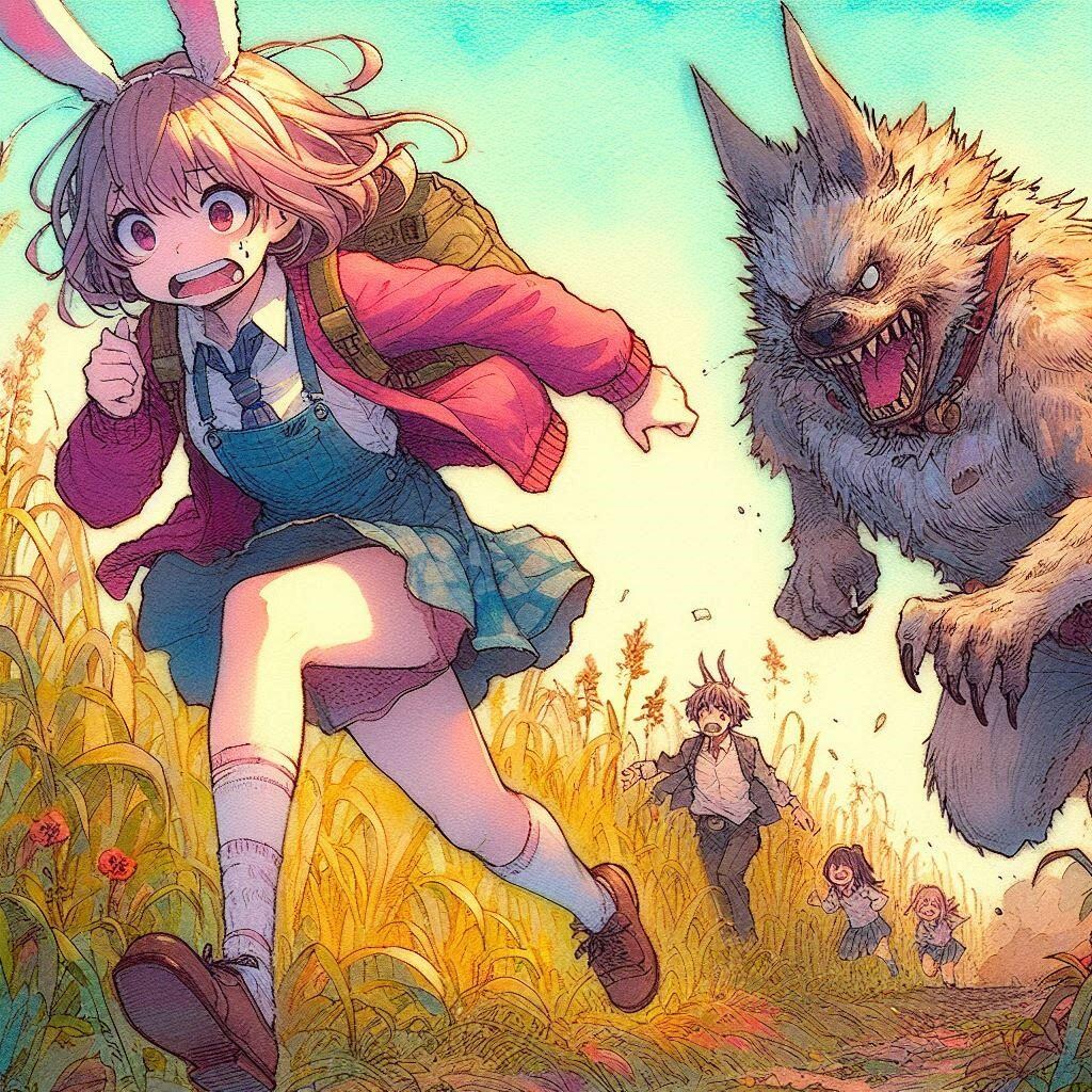 うさぎさん、危機一髪