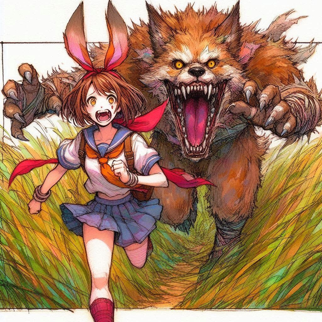 うさぎさん、危機一髪