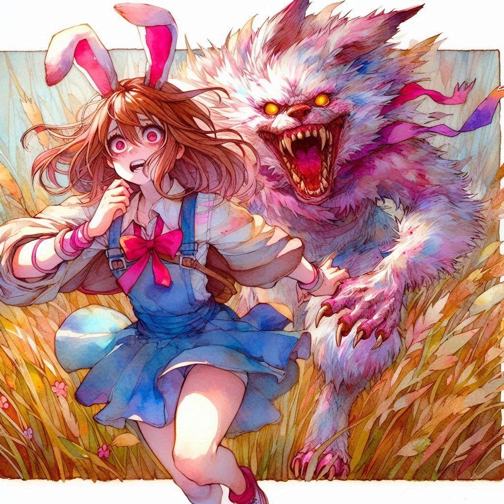 うさぎさん、危機一髪