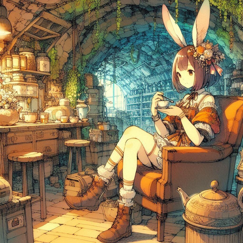 うさぎさん、危機一髪