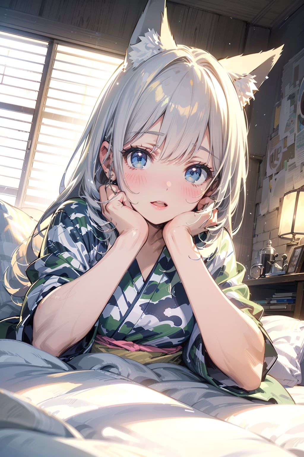 いつまで寝てるんだ❓🐺💧