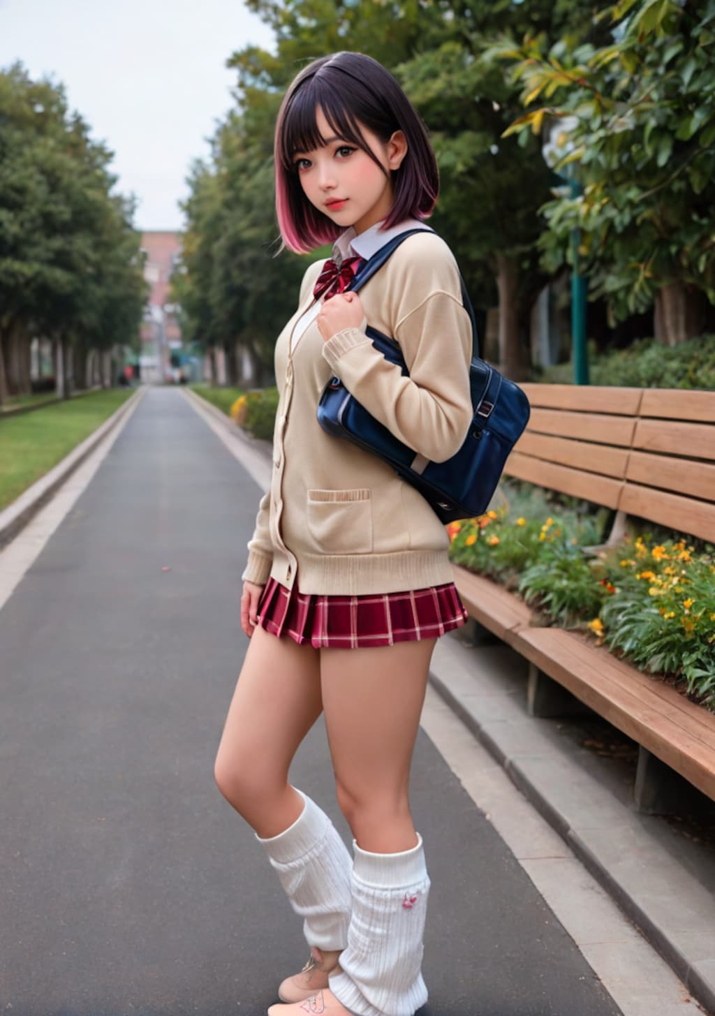 ○○　髪の毛少し派手かな？