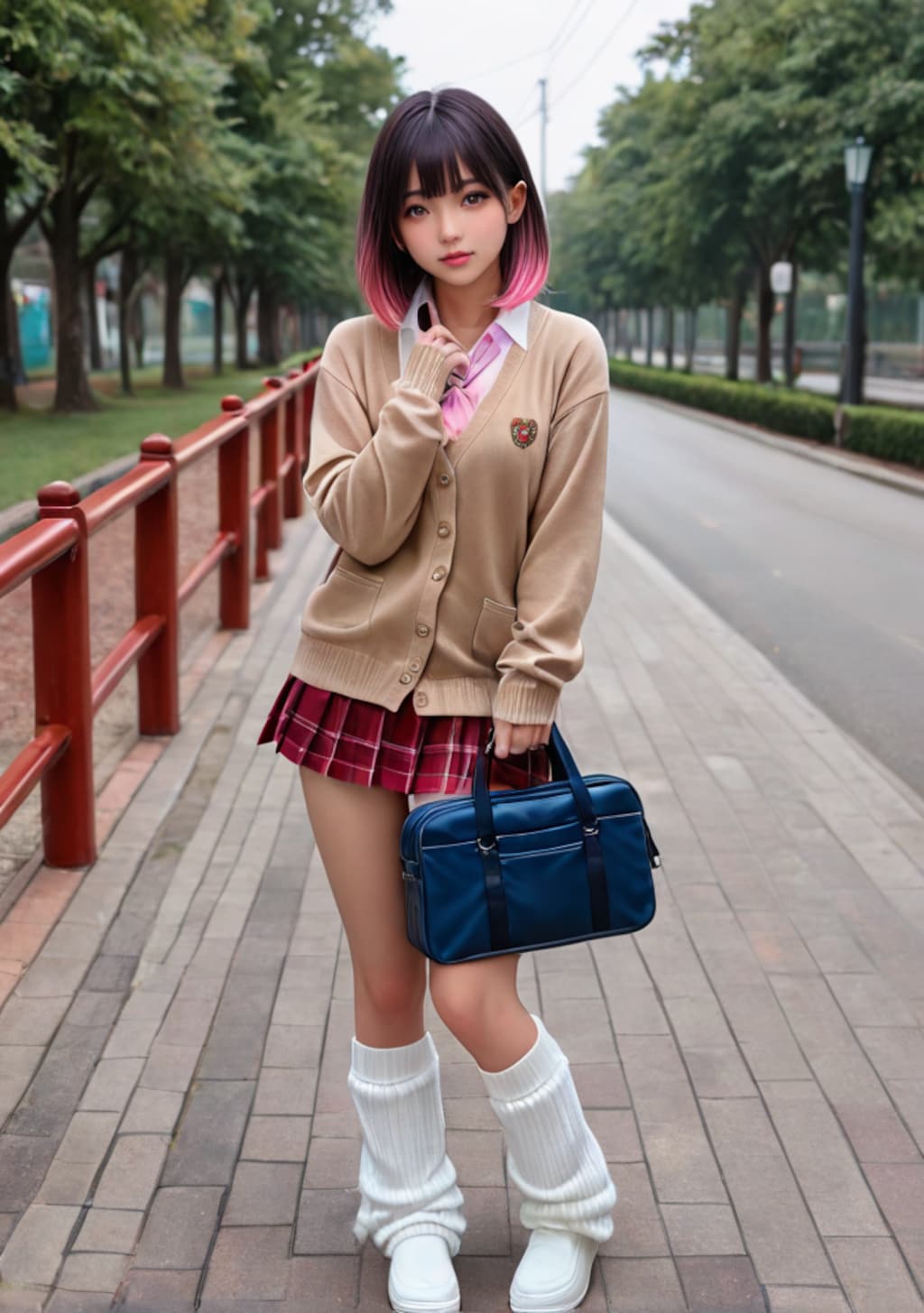 ○○　髪の毛少し派手かな？