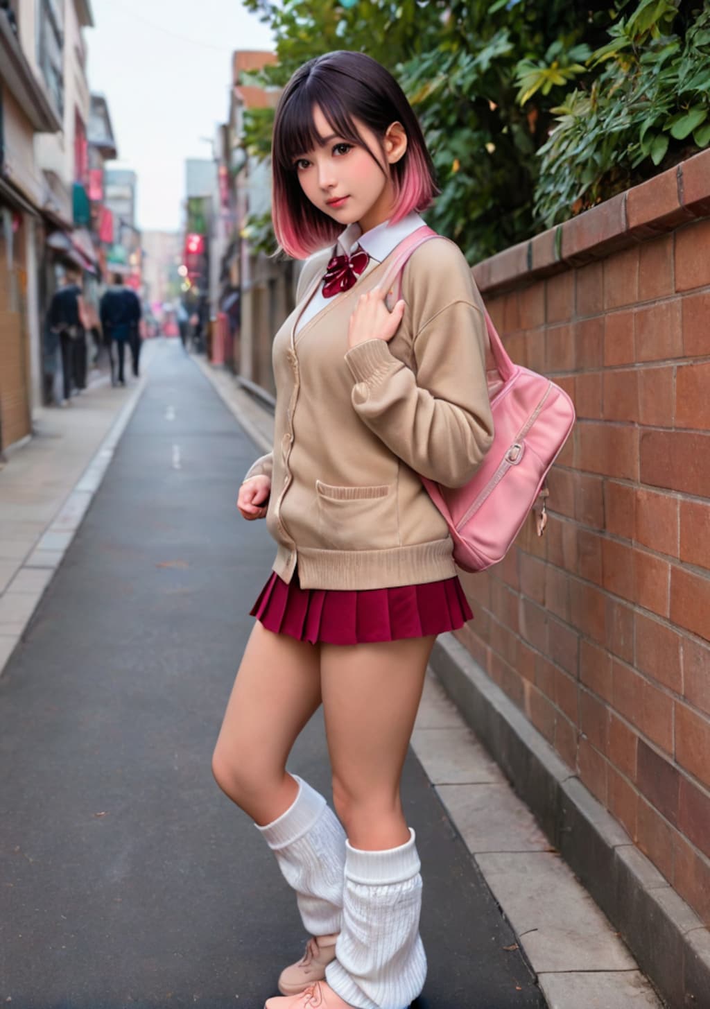 ○○　髪の毛少し派手かな？