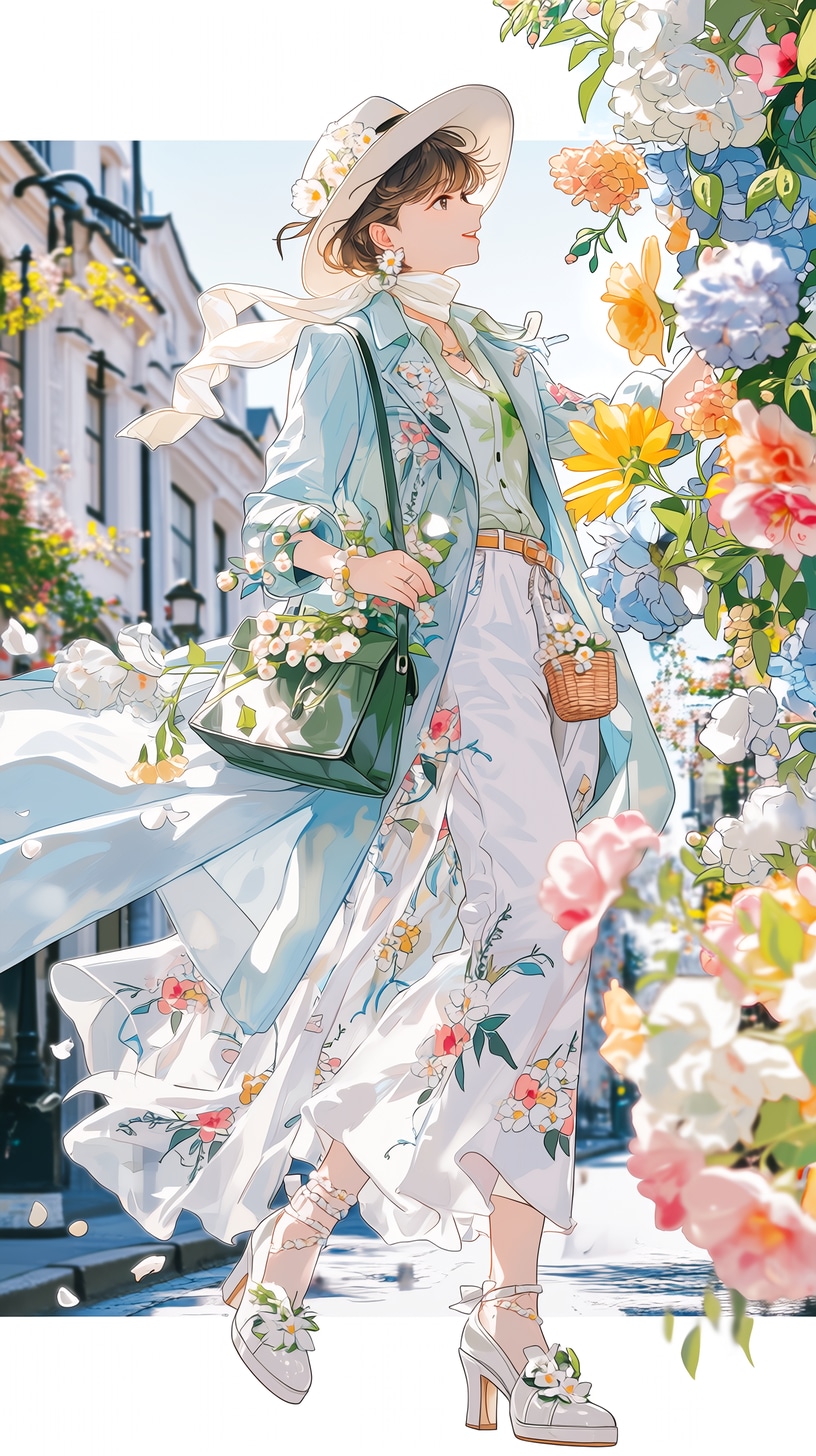 春コ－デの女性🌼🌸 | の人気AIイラスト・グラビア