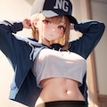 へそ出しルック 4枚目