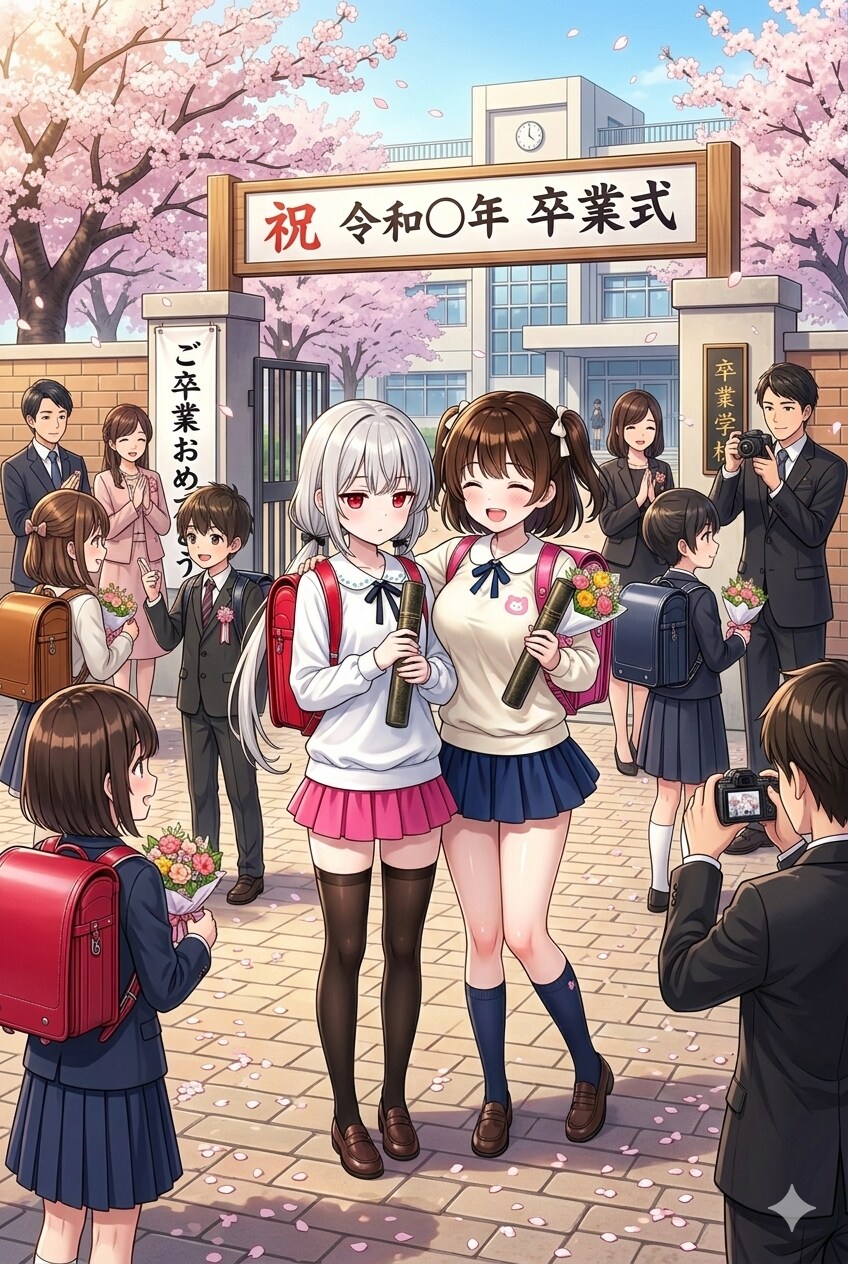 アイちゃんの卒業式
